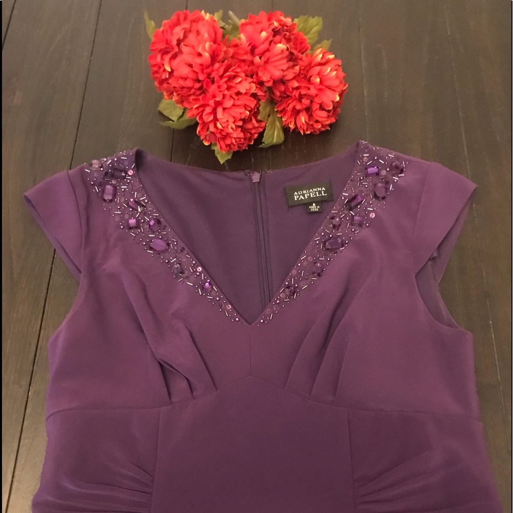 Beautiful Purple Evening Dress